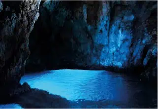 blue cave